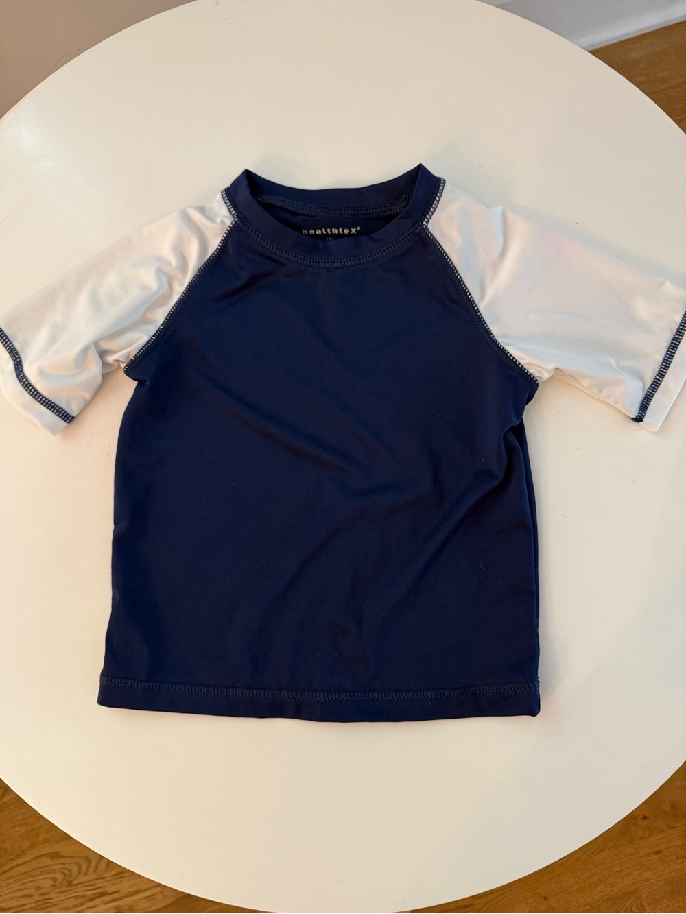 Swim Kids' Navy and White Rash Guard Swim Shirt